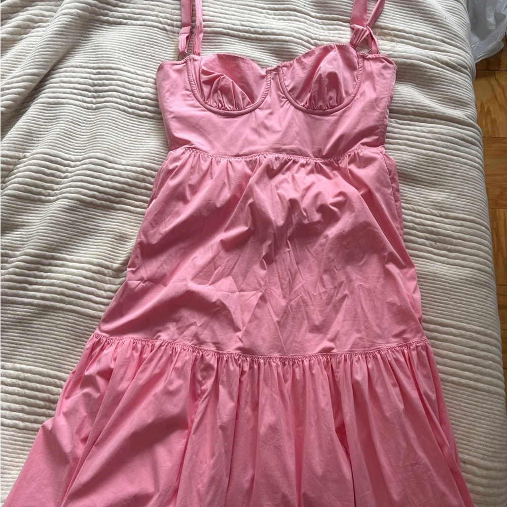 House of CB Pink Maxi Dress